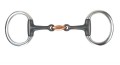 SHIRES EGGBUTT SWEET IRON COPPER LOZENGE SNAFFLE 5307